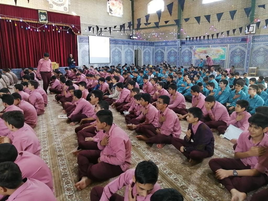 مراسم عزاداری شهادت حضرت رقیه سلام الله علیها در نمازخانه مدرسه
